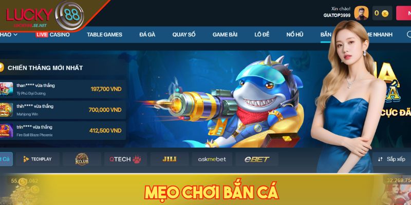 mẹo chơi bắn cá